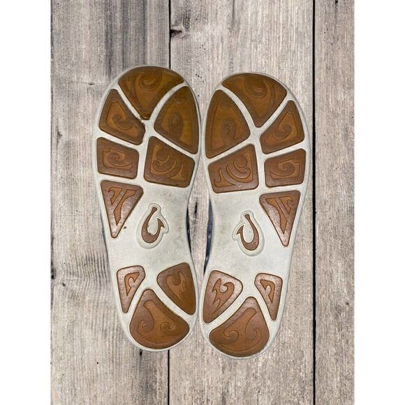 Olukai Nohea Moku Sneaker Men's Size 10 Gray Breathable Beach Shoes - Picture 7 of 9